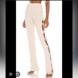 Guizio Rib Knit Tie Pant